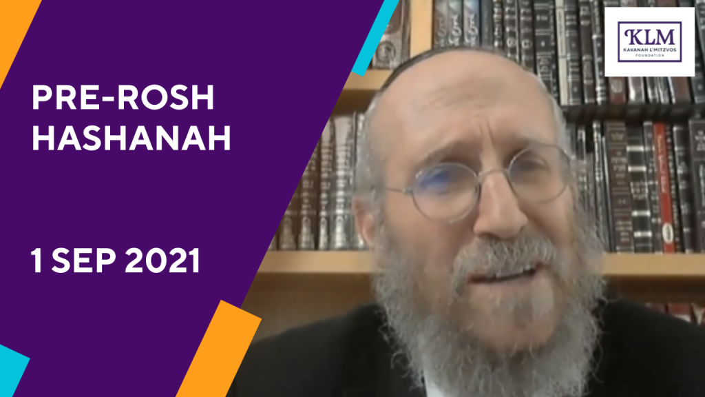 Pre - Rosh Hashanah